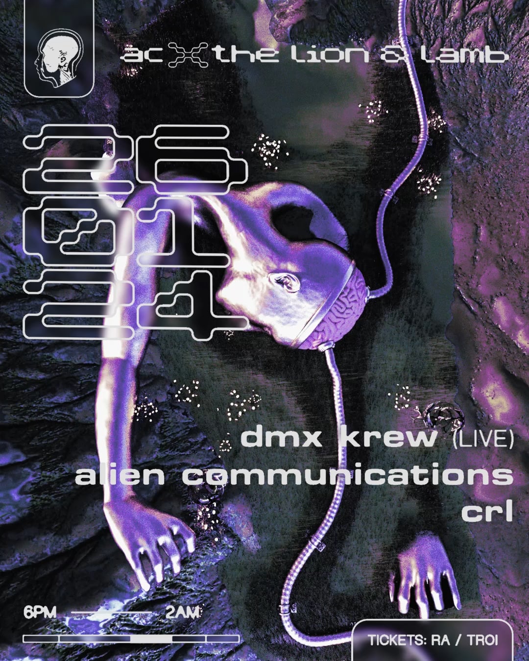 Ac: Dmx Krew Live, Alien Communications & Crl Cover