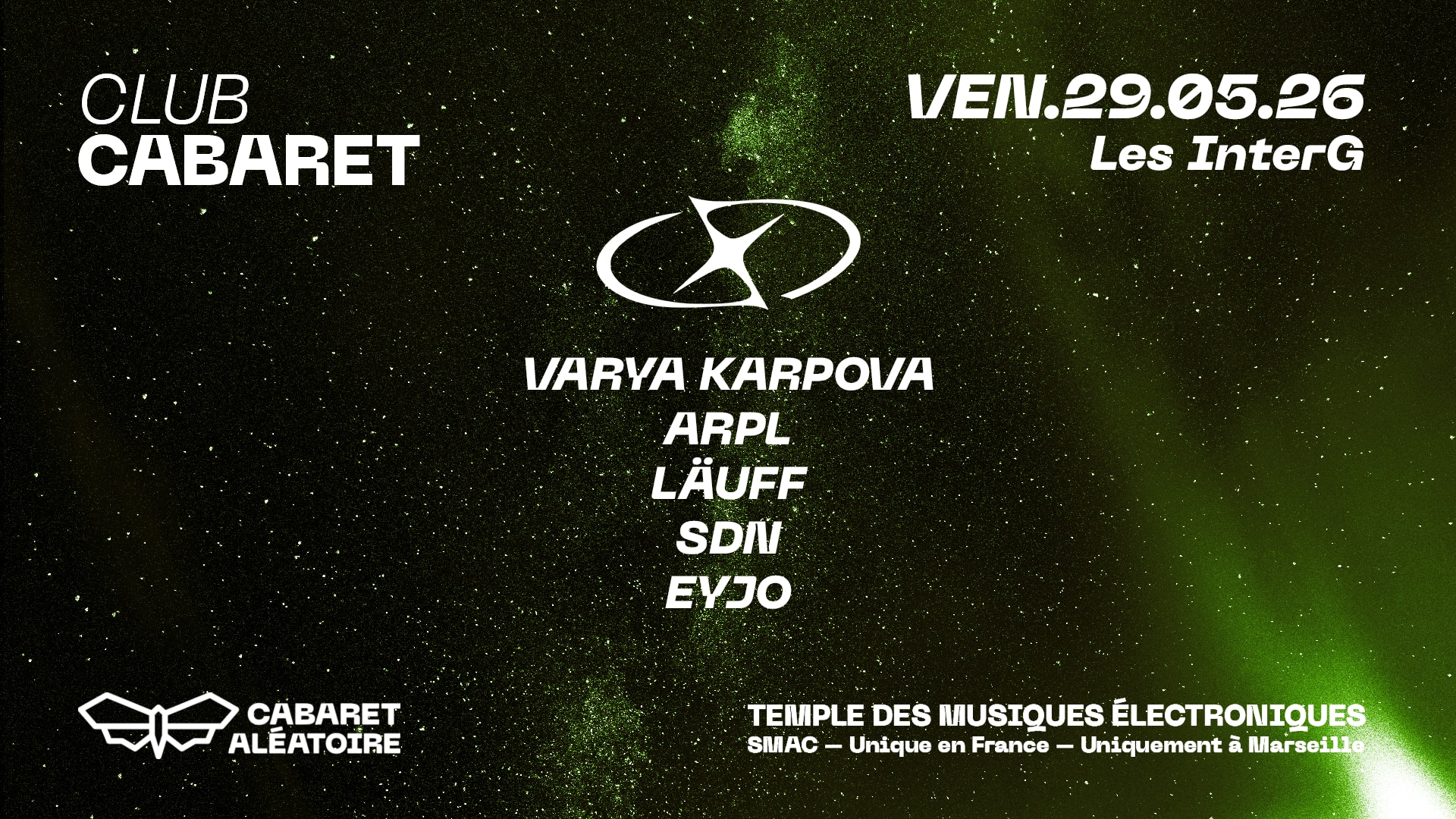29/05 | Club Cabaret X Les Interg Cover