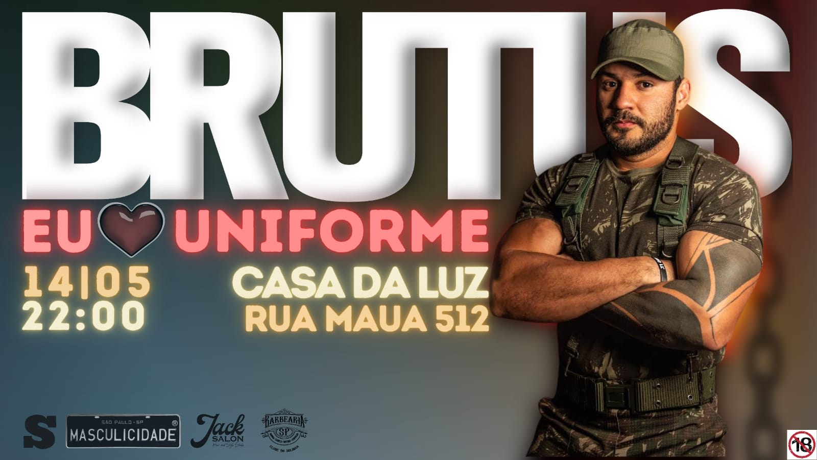 Brutus Eu Amo Uniforme  Cover