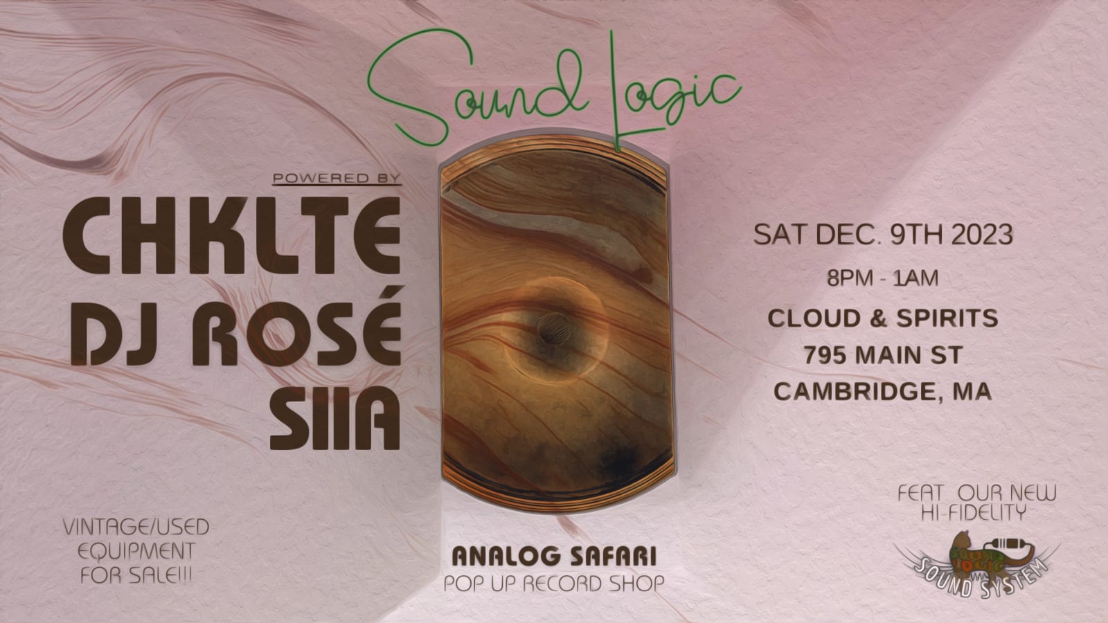Sound Logic Presents Chklte Cover