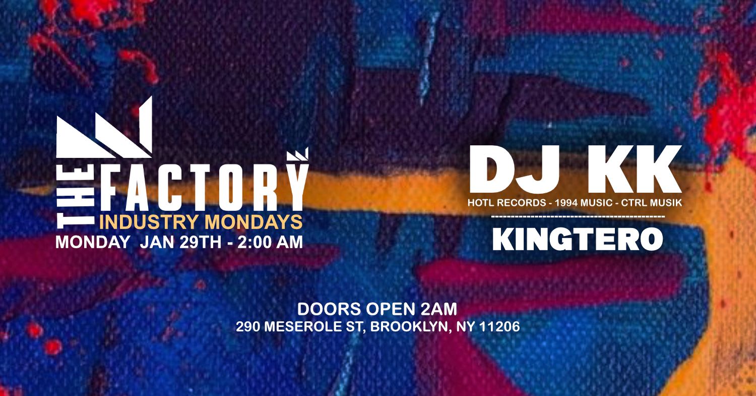 The Official Bklyn Industry Monday -  Dj Kk Official - Kingt Cover