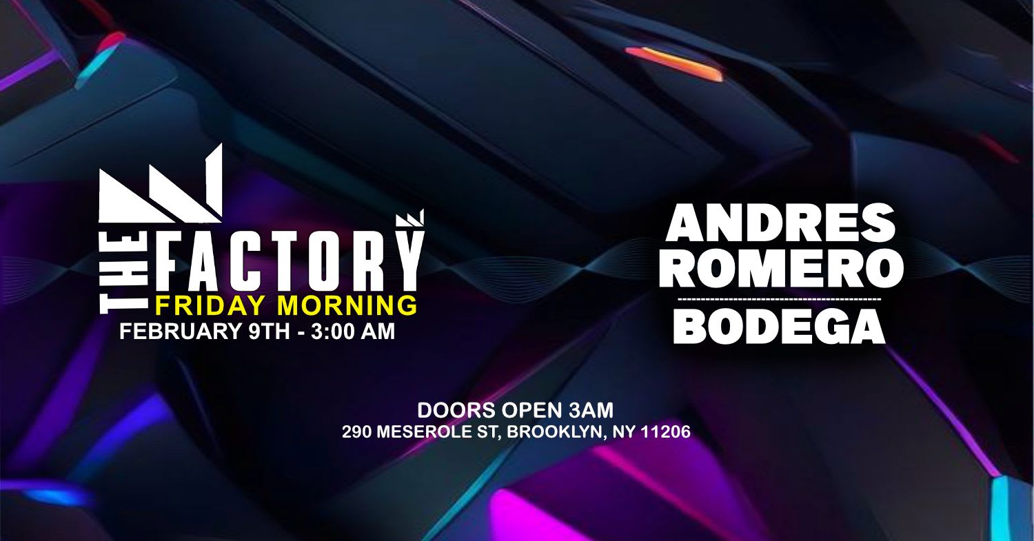 The Official After Party - Andres Romero - Bodega Cover