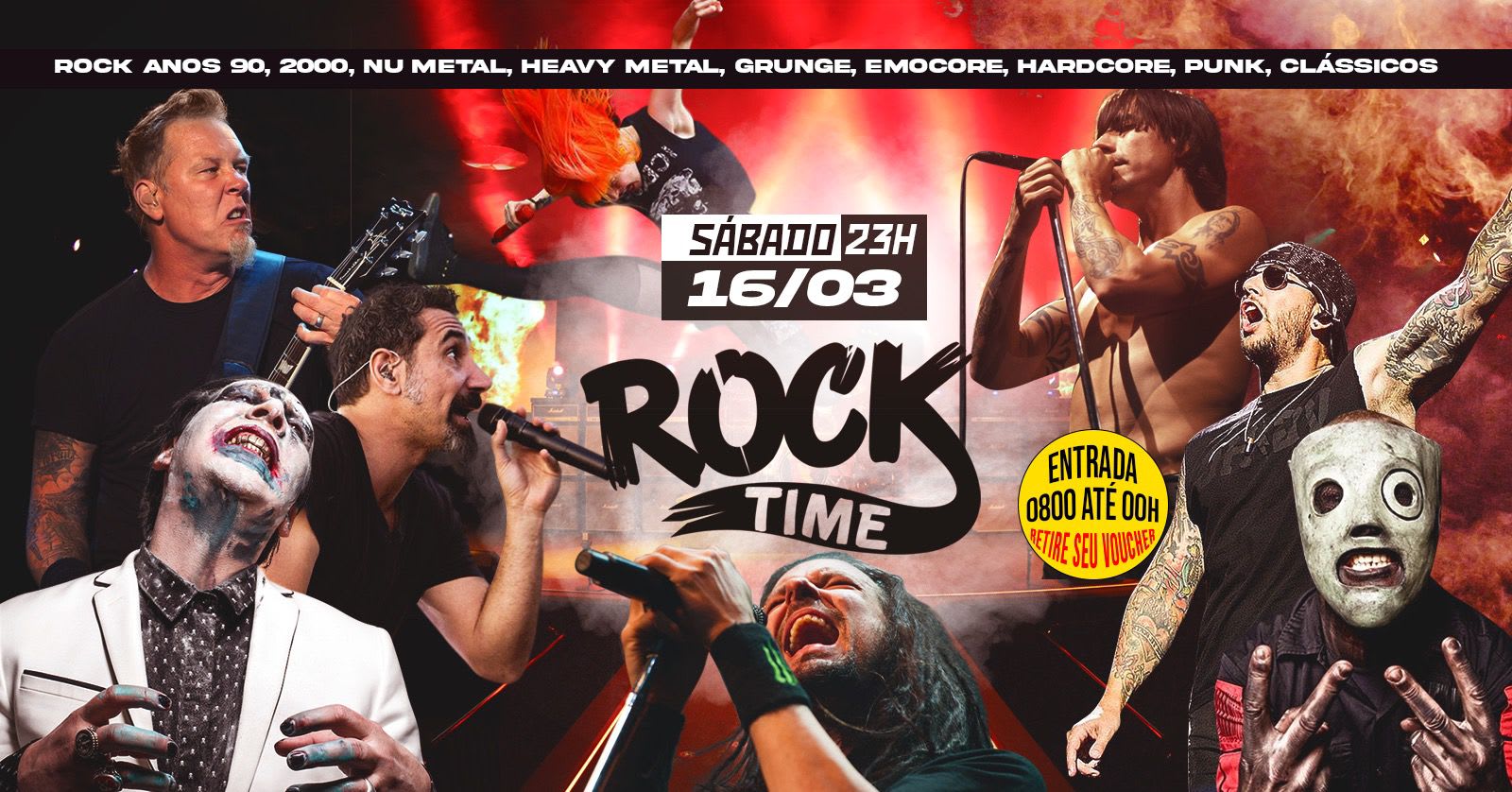 Rock Time: Rock De Todas As Épocas E Estilos #33 Free Até00h Cover