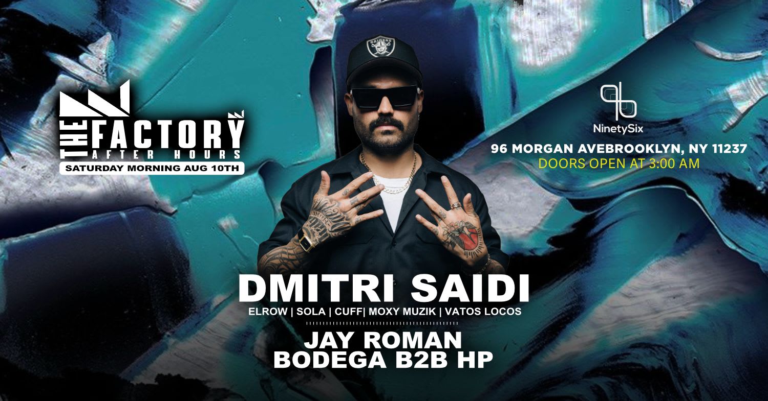 The Official Bklyn After Hours - Dmitri Saidi - Jay Roman Cover