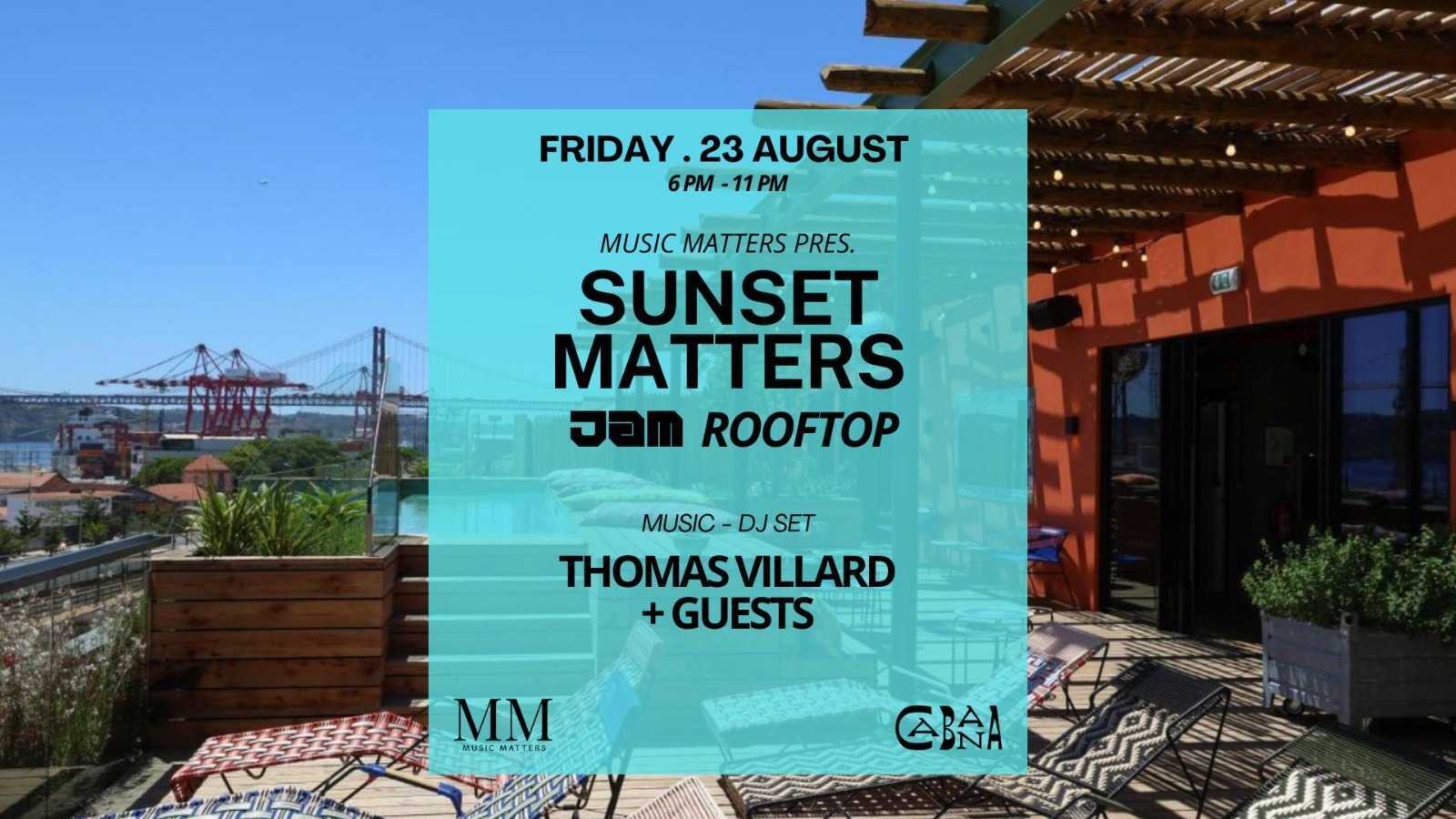Sunset Matters Volume 8 @Jam Hotel Rooftop Cover
