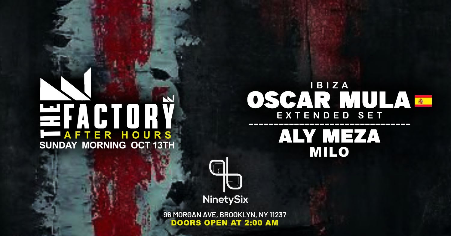 The Official Bklyn After Hours ● Oscar Mula - Alymeza - Milo Cover