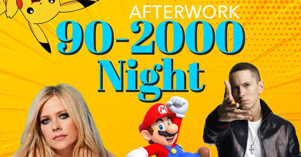 Afterwork 90' Vs 2000' - 9 Avril Cover