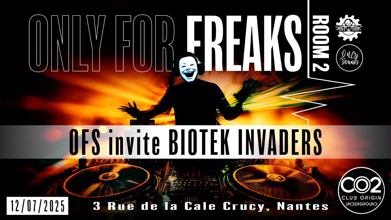 Only For Freaks #1 / Ofs Invite Biotek Cover