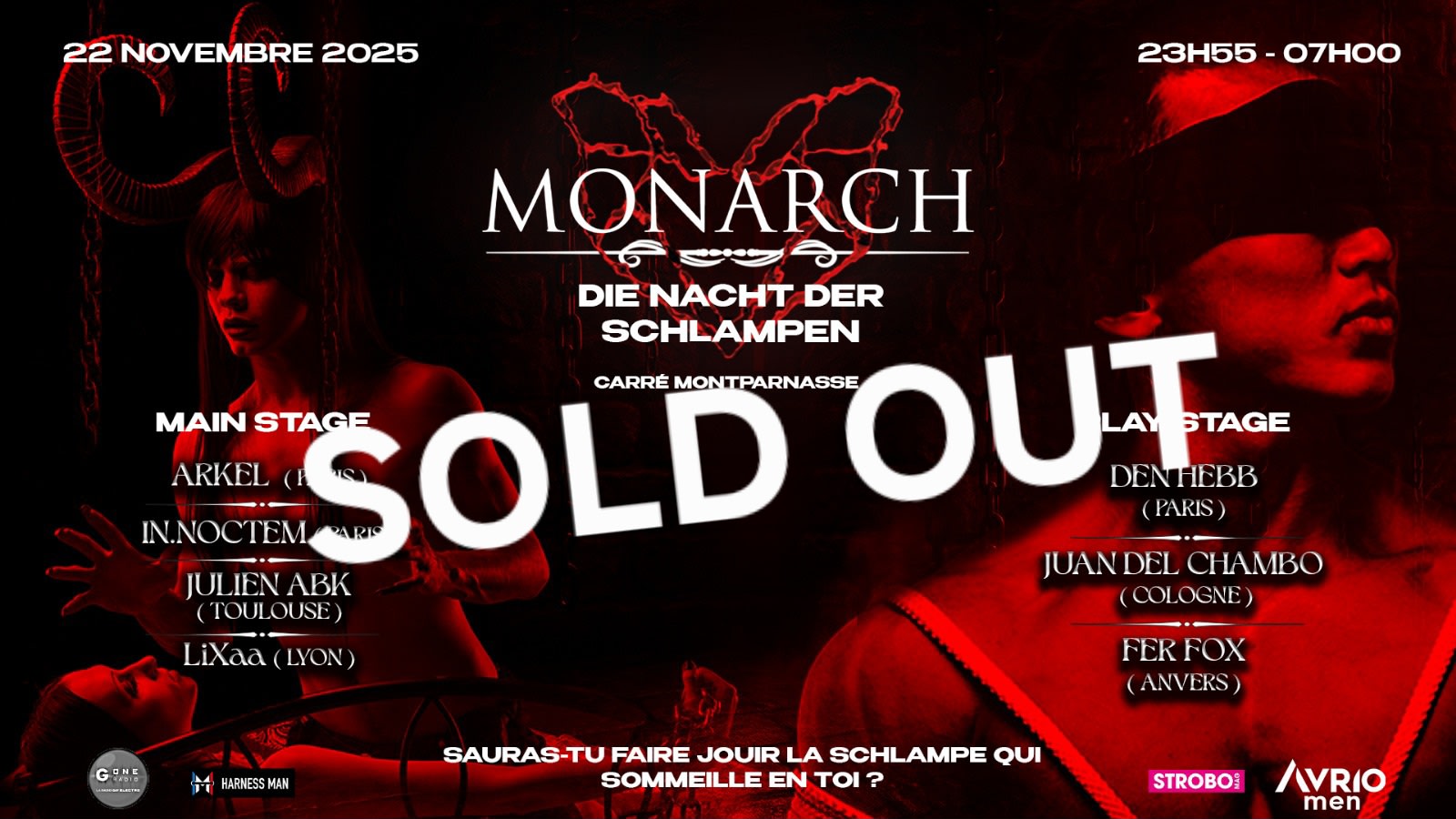 Monarch Die Nacht Der Schlampen Cover