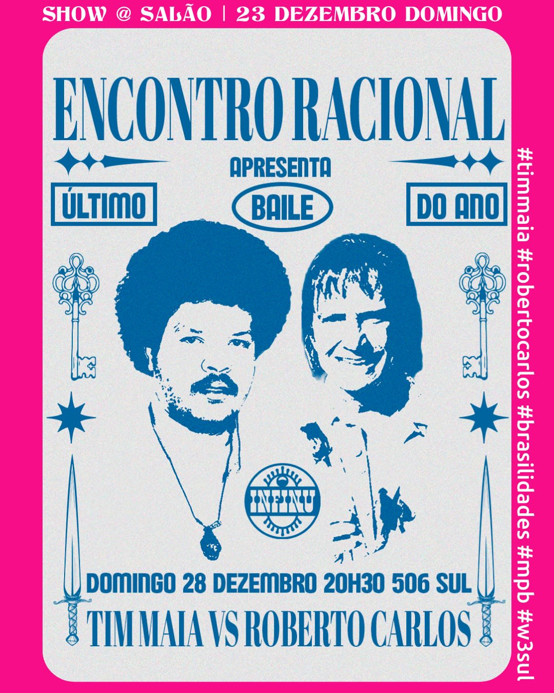 Encontro Racional Apresenta Tim Maia Vs Roberto Carlos Cover