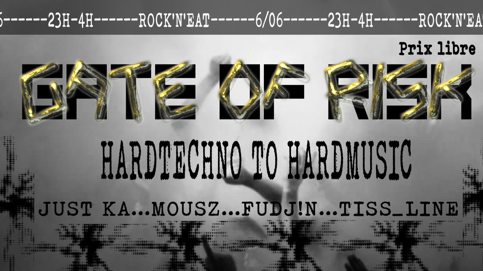 Gate Of Risk - Industrial Hard Techno Night Cover