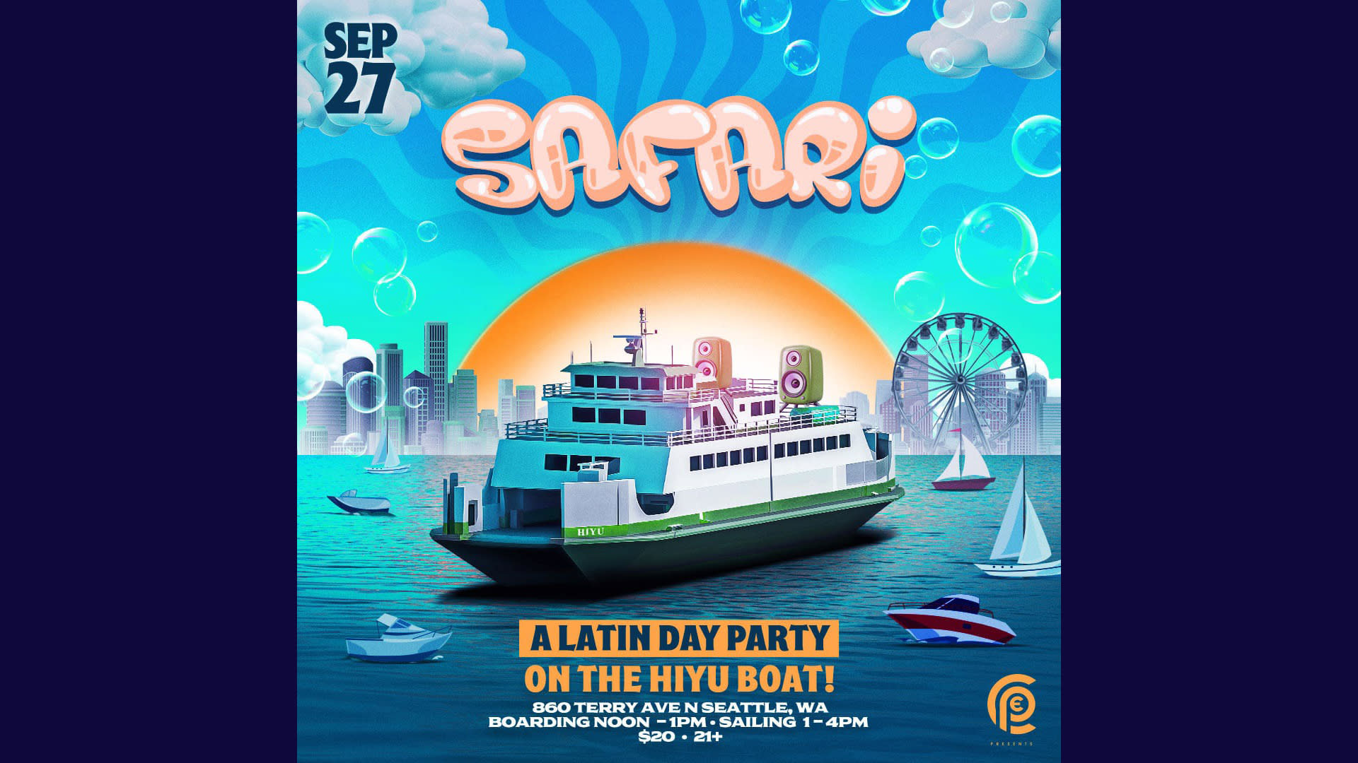 Safari - A Latin Boat Party Cover