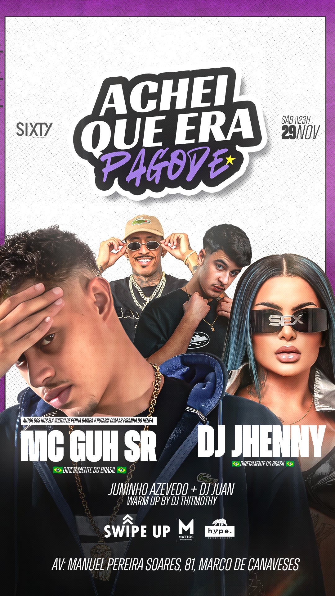 MC Guh Sr / Achei Que Era Pagode Cover