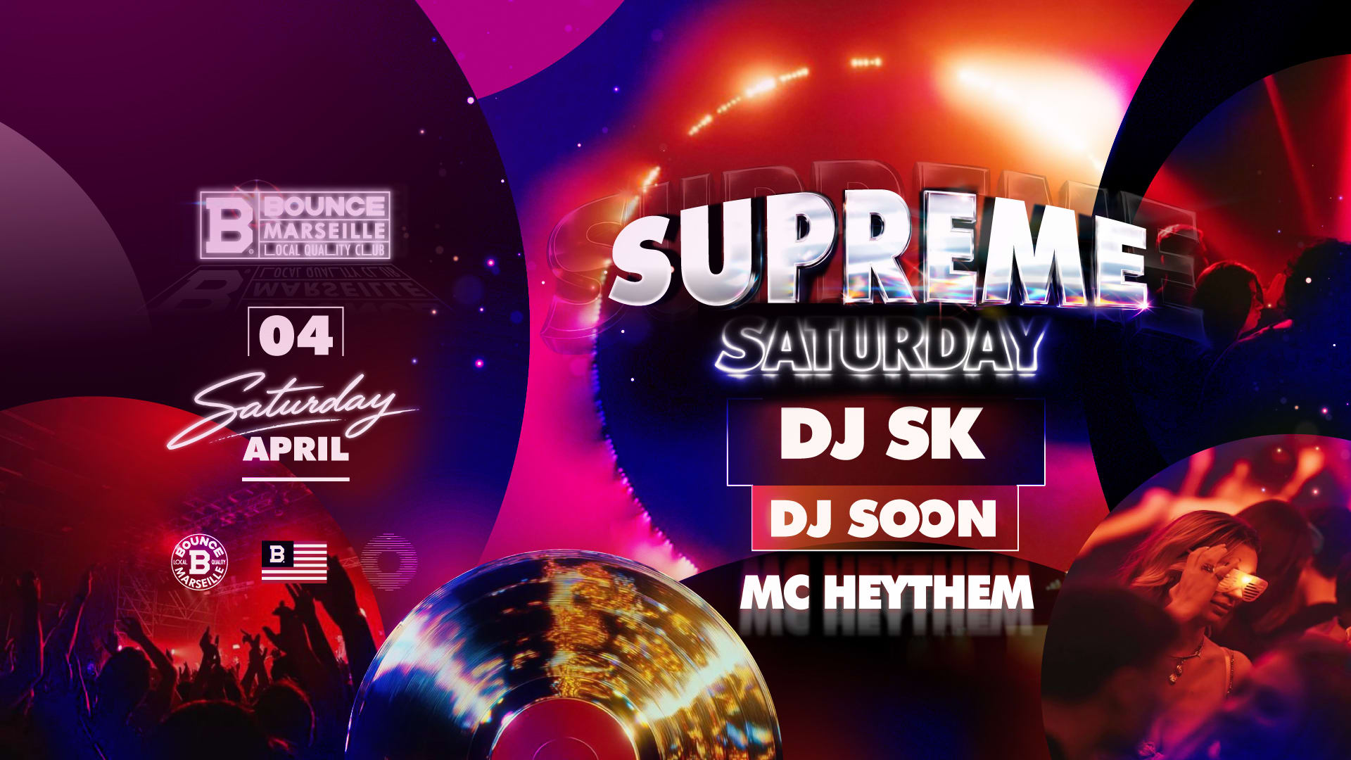 Supreme Saturday Ft Dj Sk & Dj Soon (Guest List) Cover