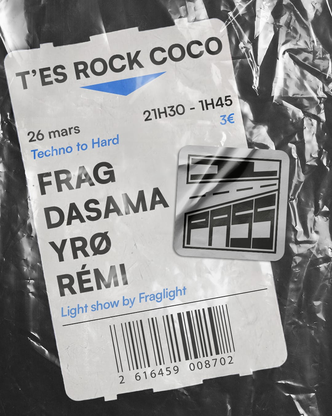 1pass - T’Es Rock Coco Cover