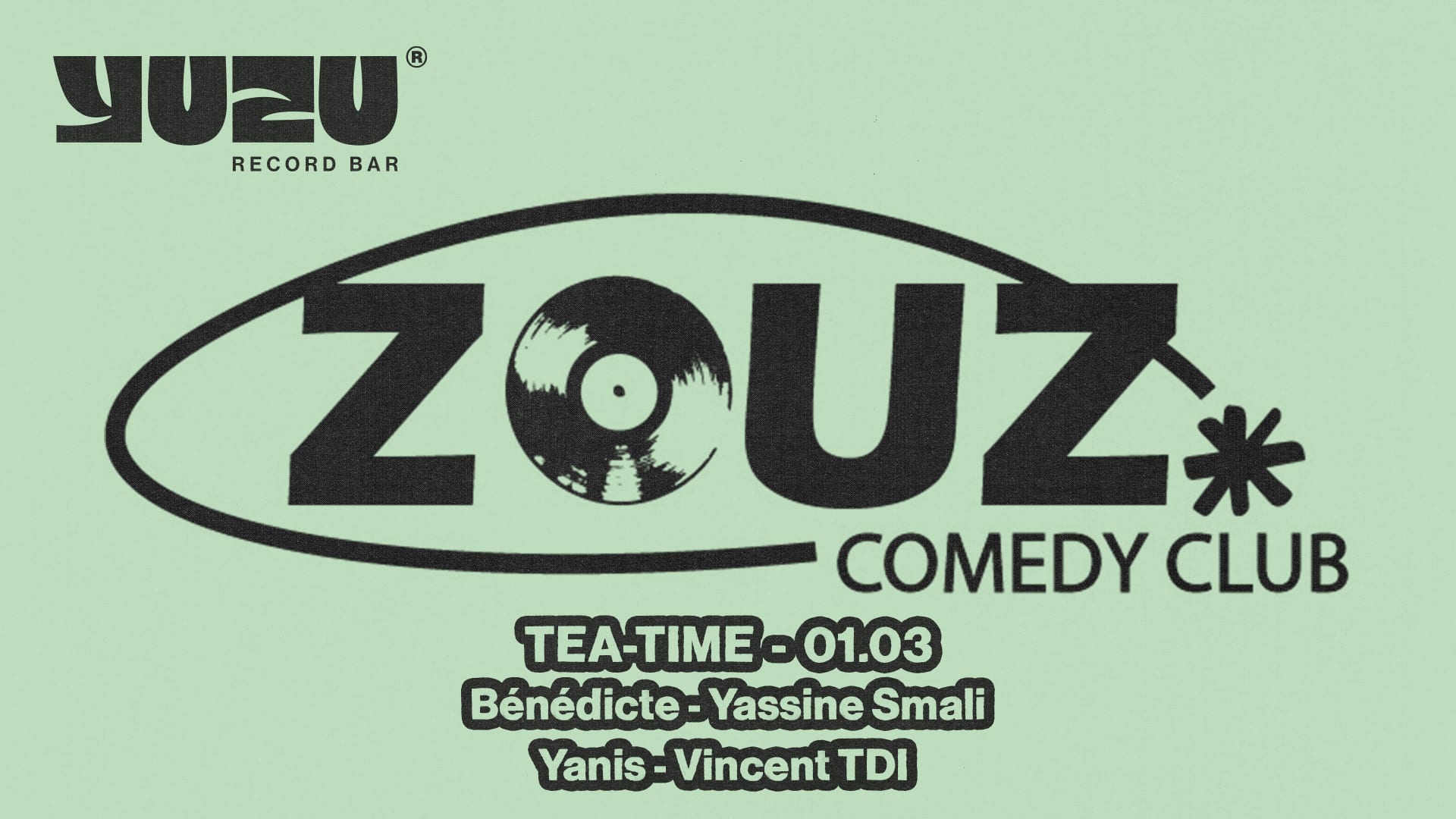 Zouz Comedy Club X Yuzu Recordbar Cover