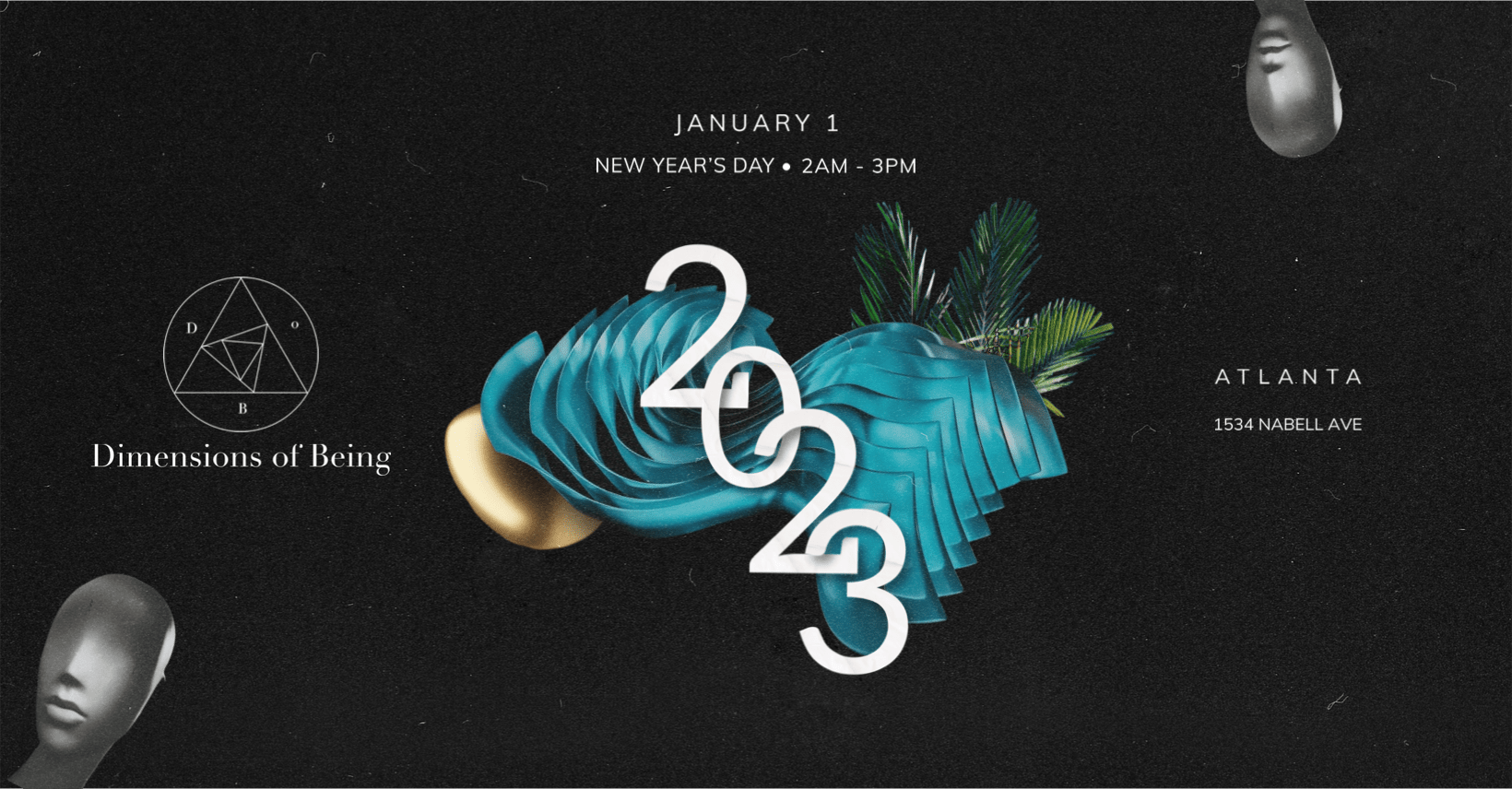 Dimensions Of Being : New Year's Day 2023 Cover
