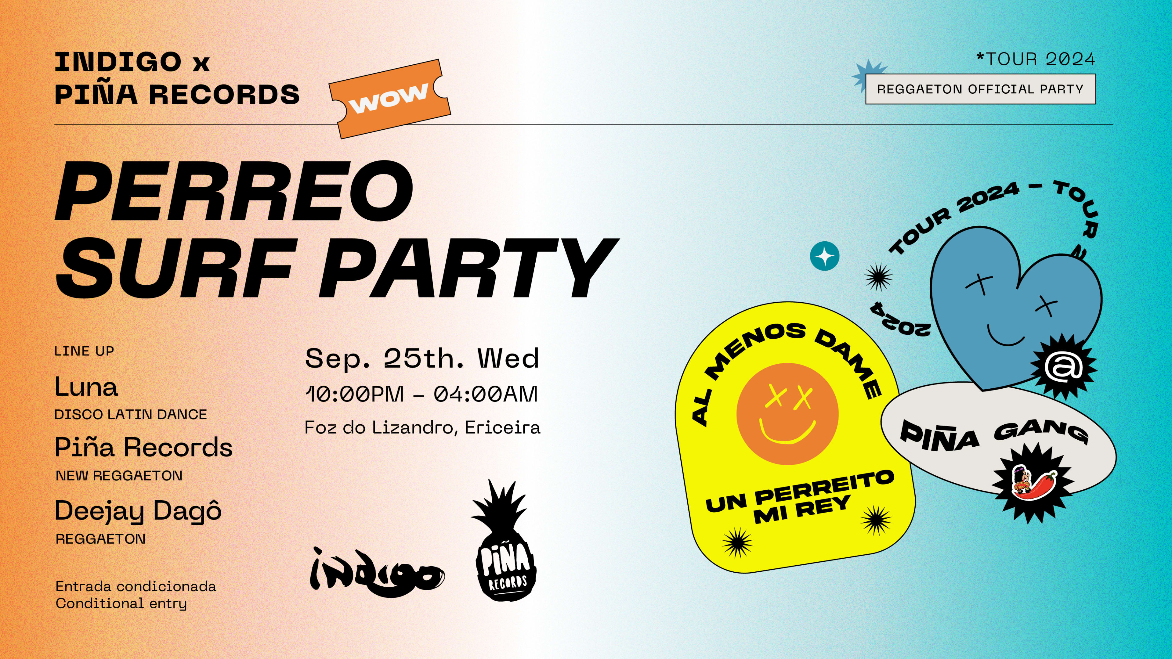 Perreo Surf Party X Indigo 25/09 Cover