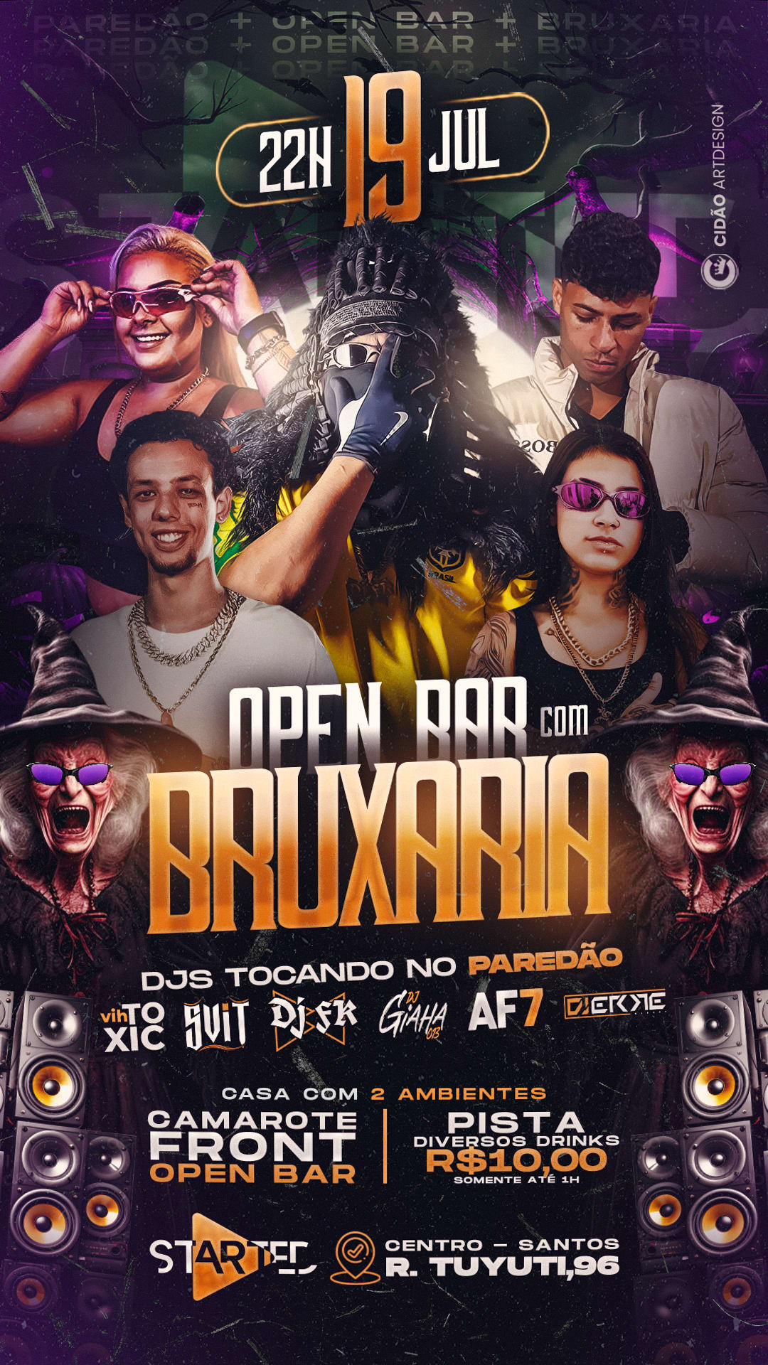 Open Bar + Paredão Cover