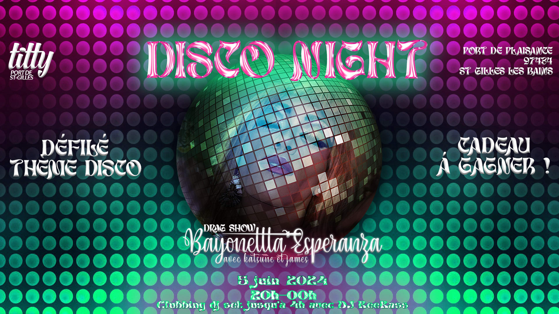 Disco Drag Show - House Of Esperanza X Titty Club Cover