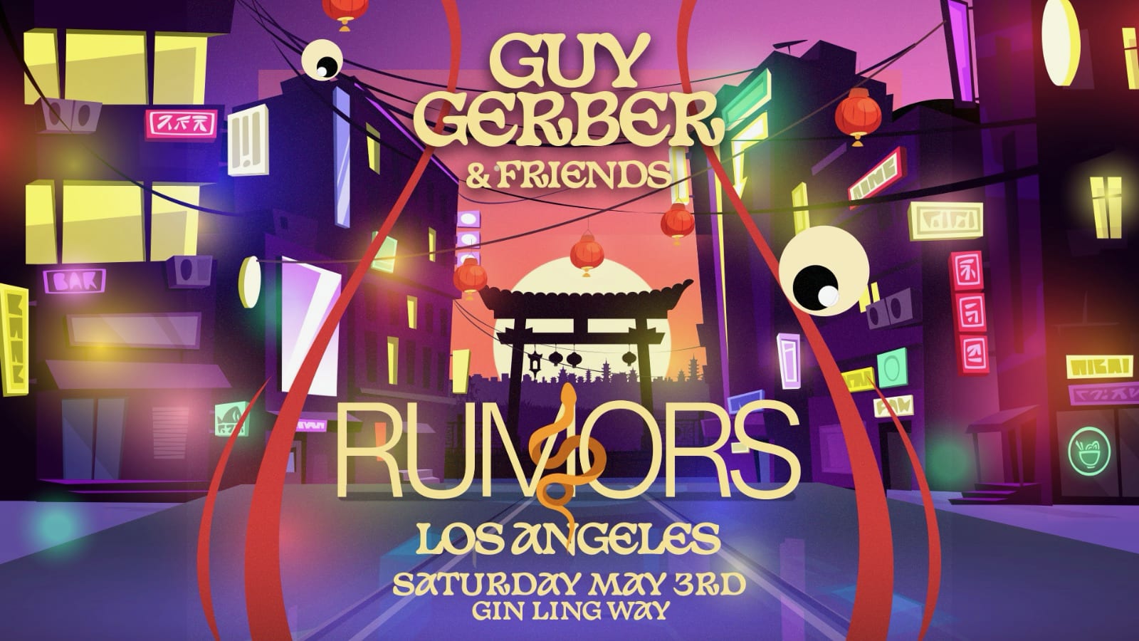 Rumors Chinatown Block Party W/ Guy Gerber Cover