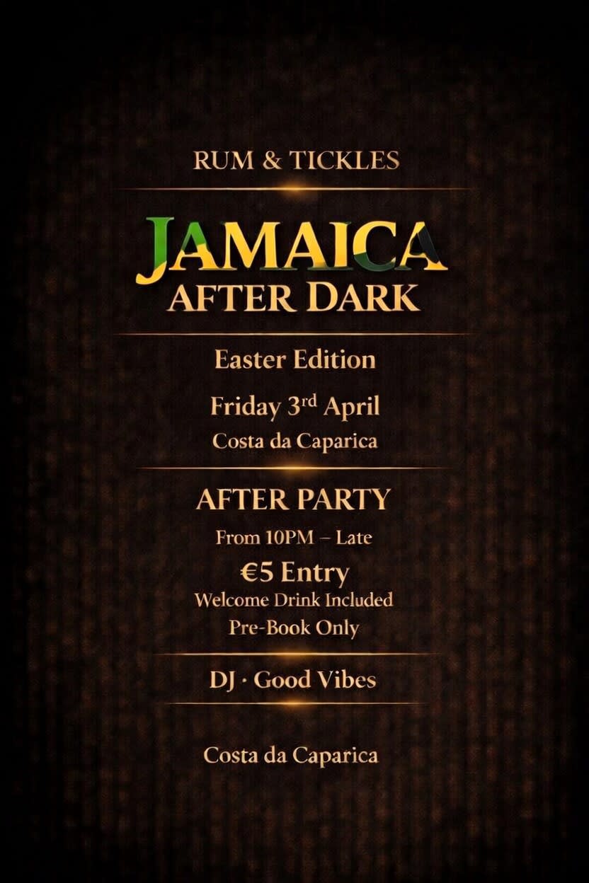 Jamaica After Dark – After Party April 3rd Cover