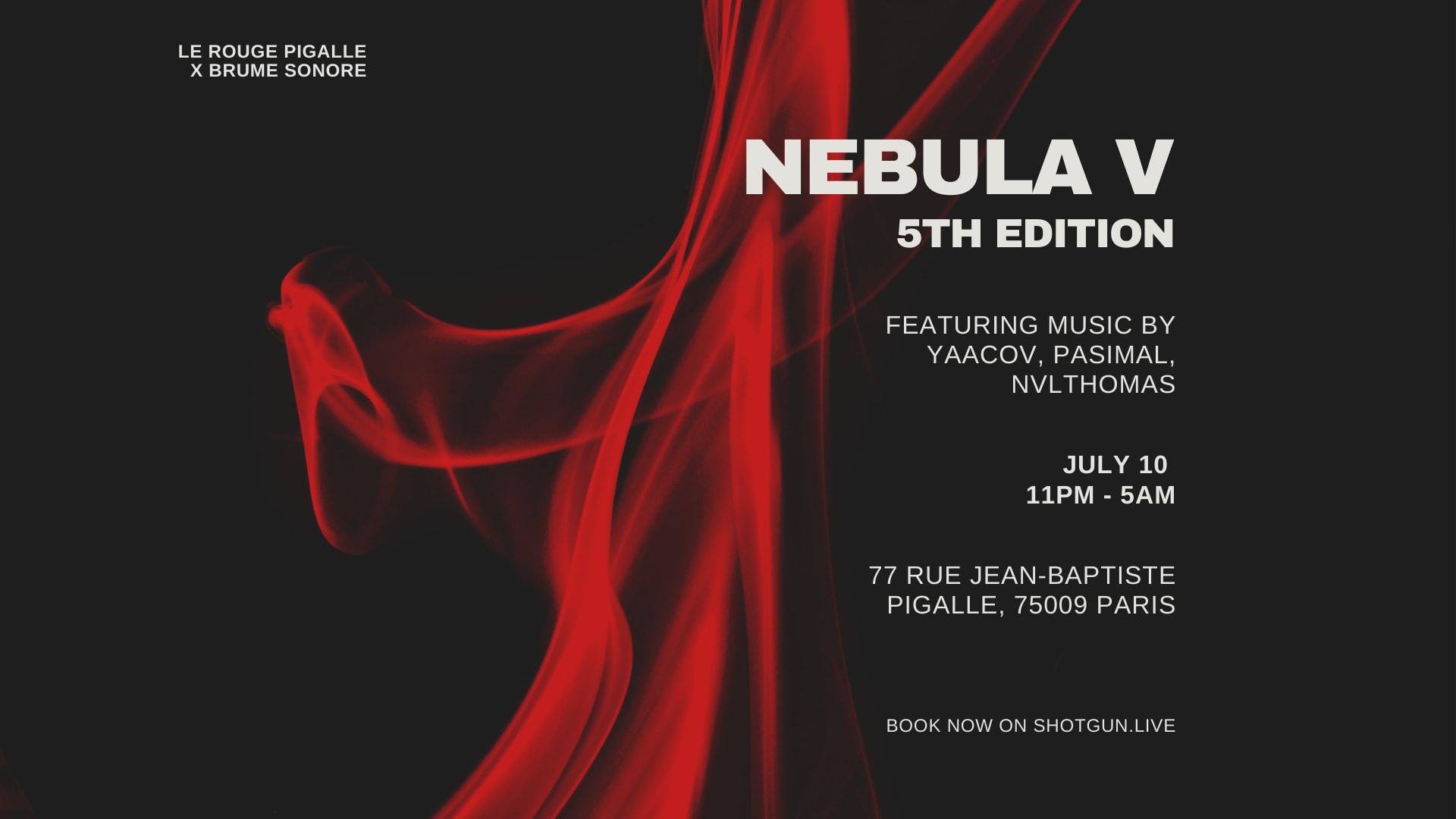 Nebula V - Rouge Pigalle Cover