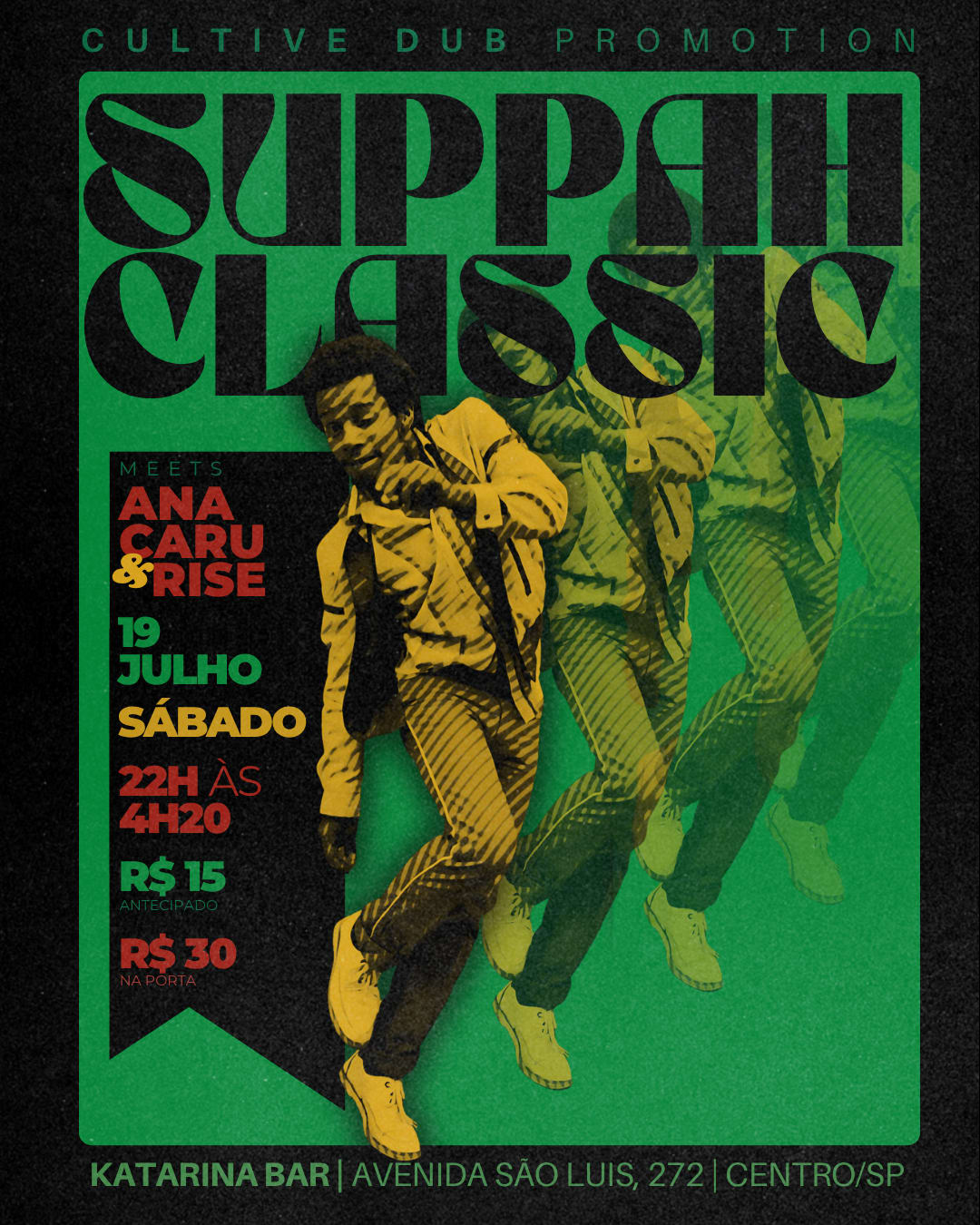 Cultivedub Convida Ana Caru & Rise 19/07 Cover