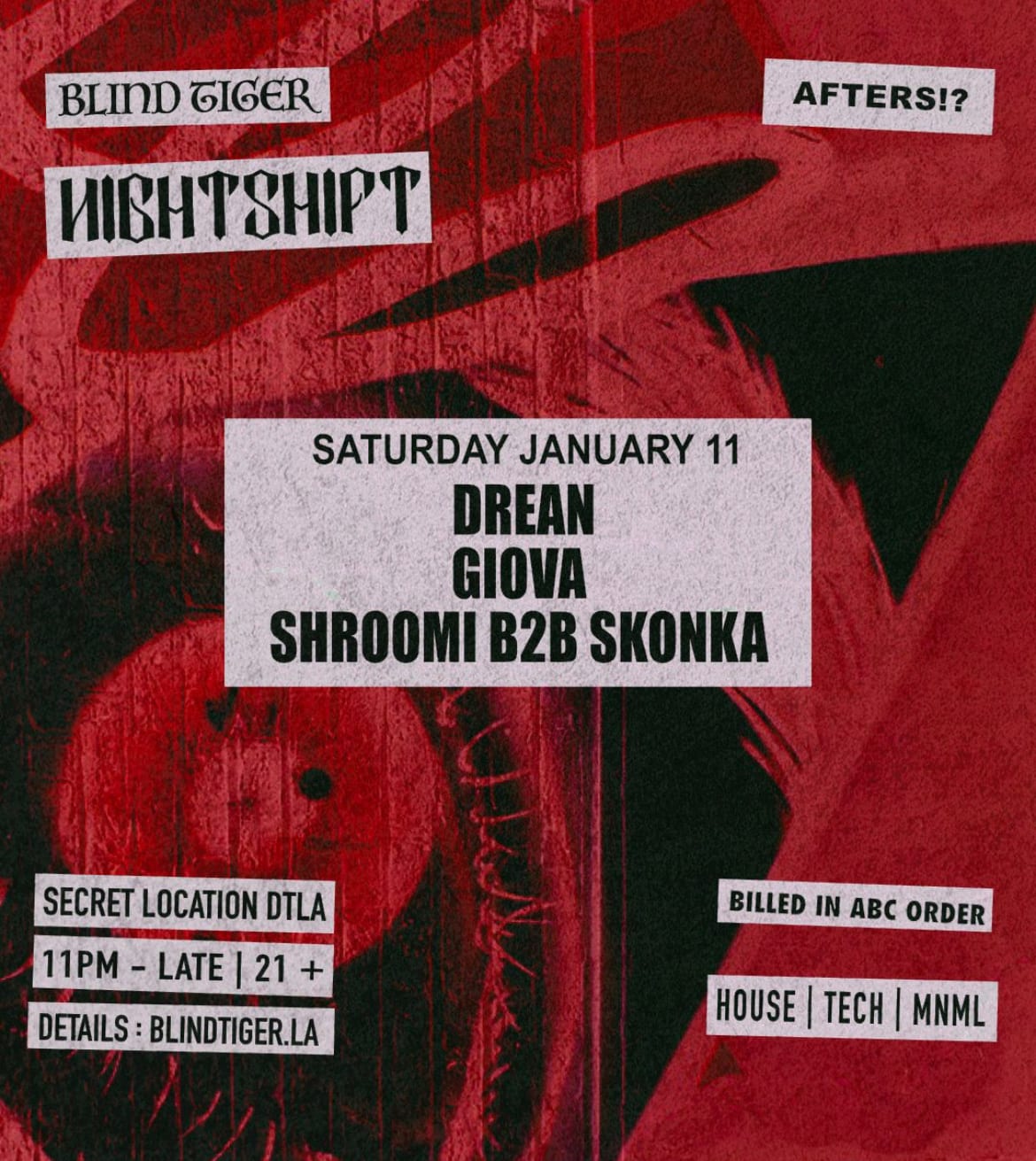 Nightshift Afterhours Cover