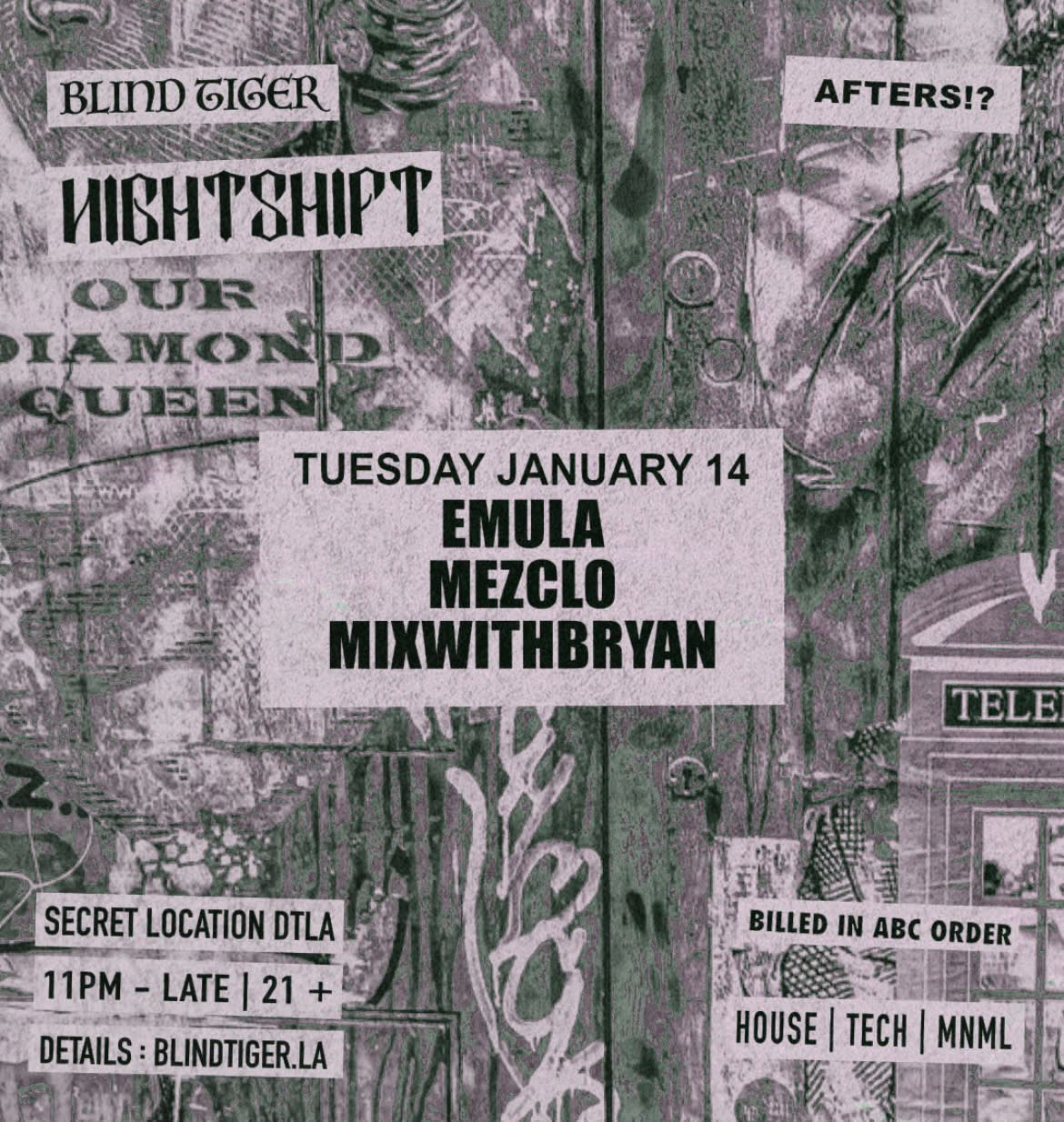 Nightshift Afterhours Cover