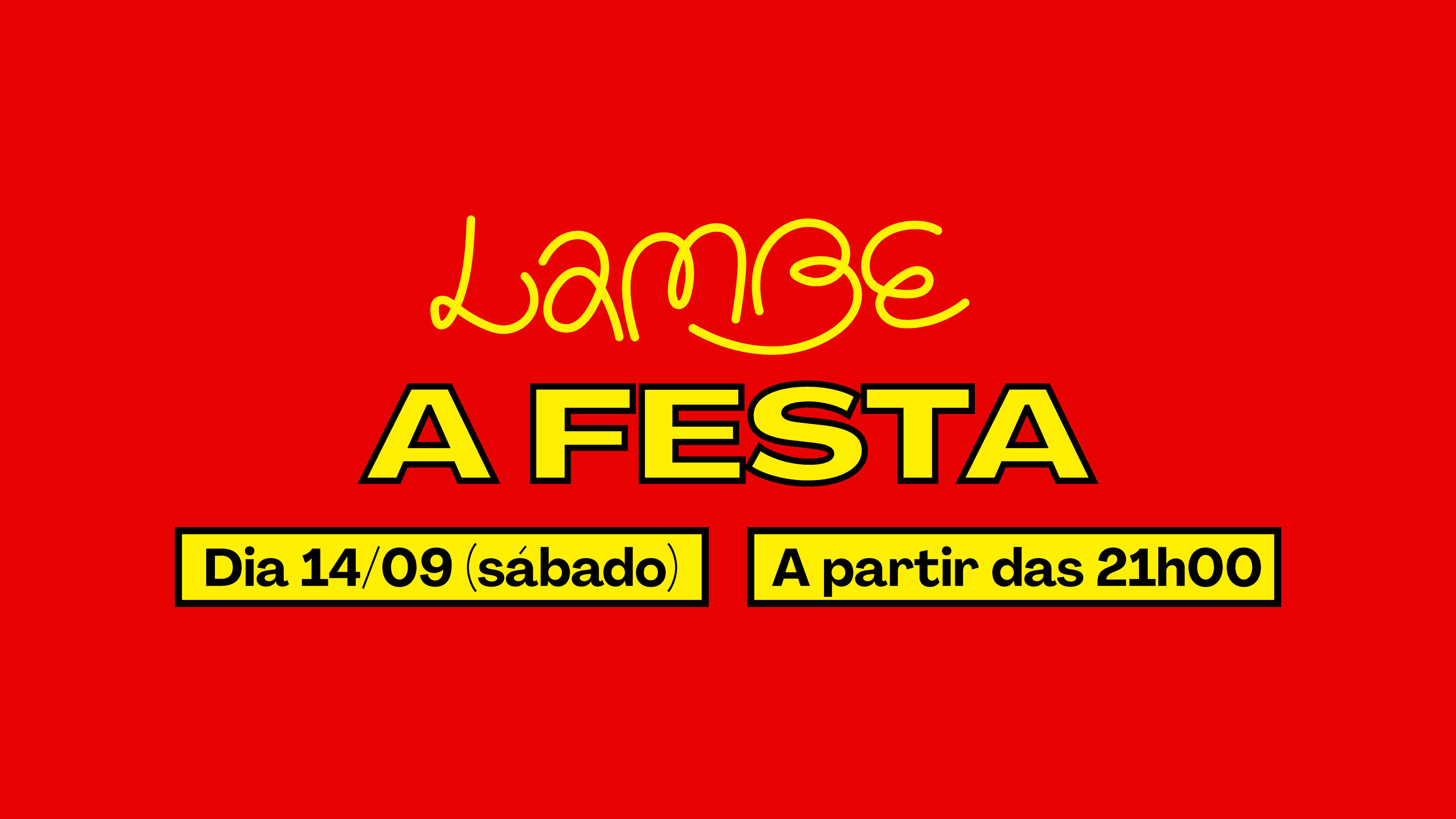 Lambe A Festa Cover