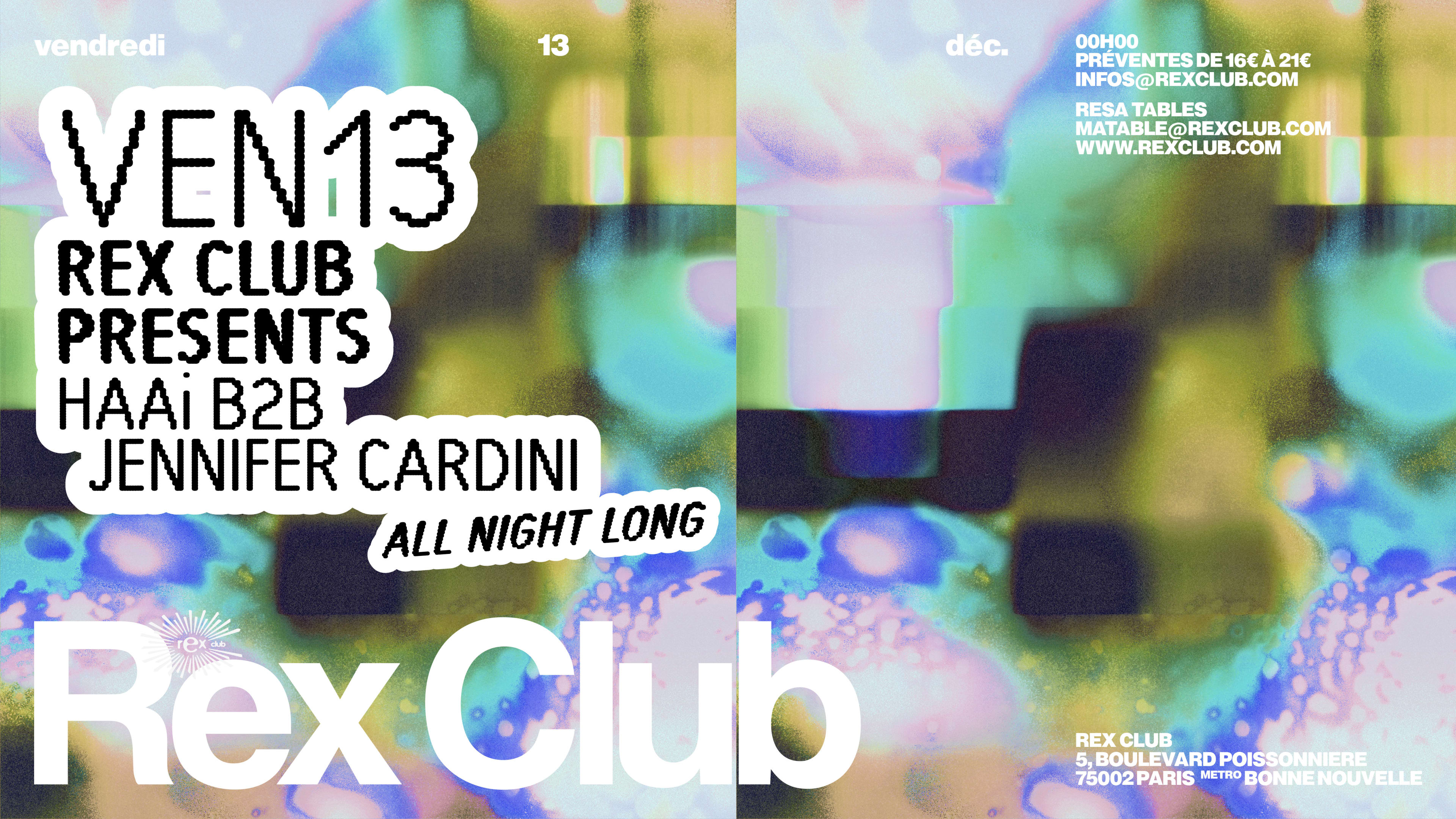 Haai Residency: Haai B2b Jennifer Cardini All Night Long Cover