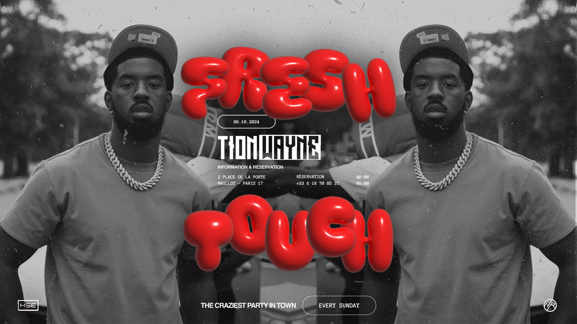 Fresh Touch I Tion Wayne Showcase | Oct. 6th [Every Sunday] Cover