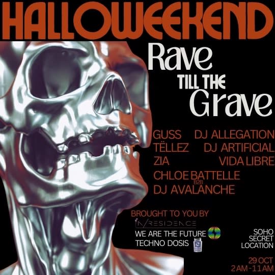 Rave Till The Grave (Halloweekend After-Party) Cover