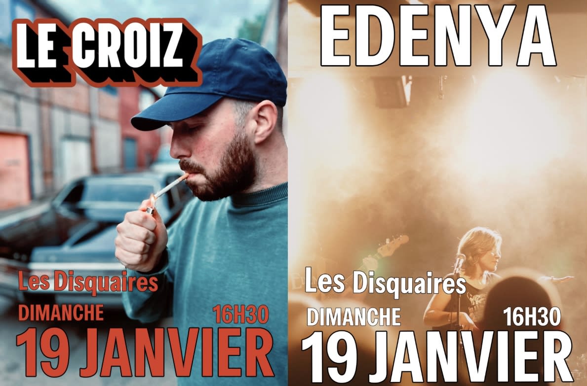 Le Croiz X Edenya X Les Disquaires Cover
