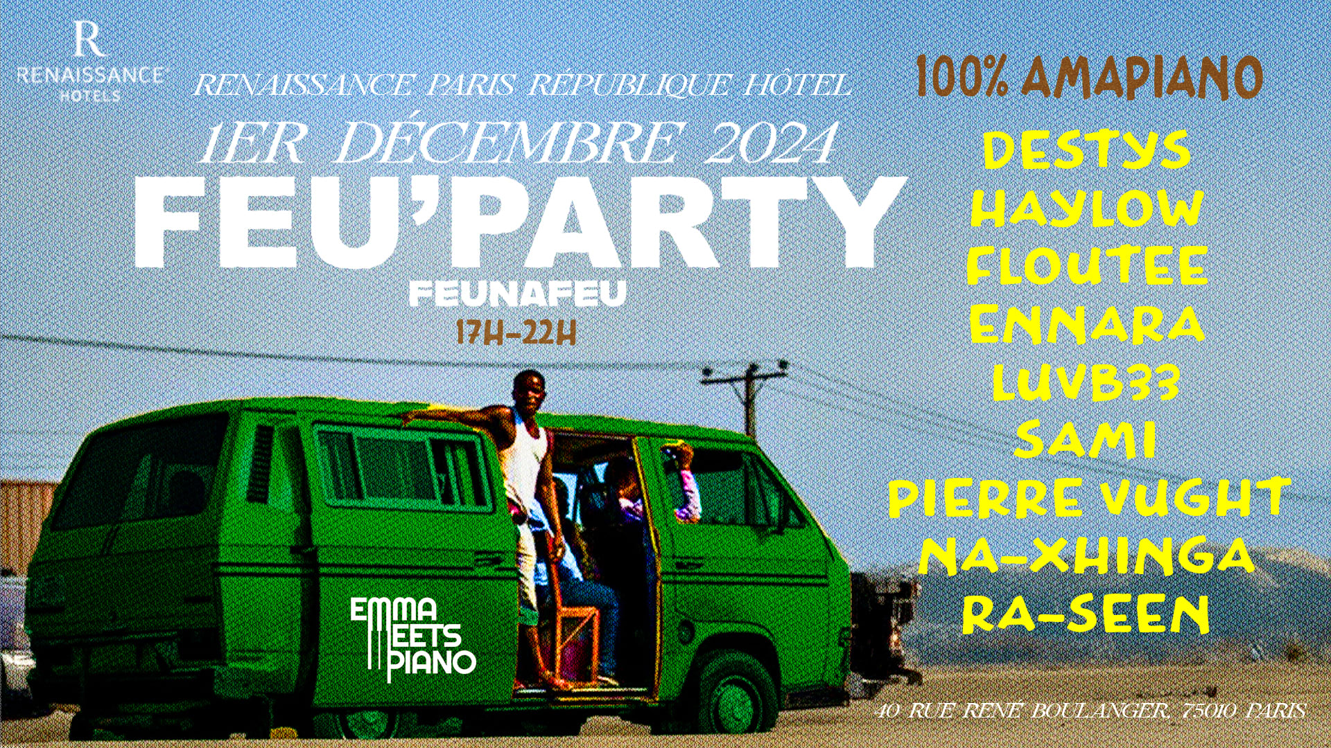 Feu'party Sunday Day Party 100% Amapiano Cover
