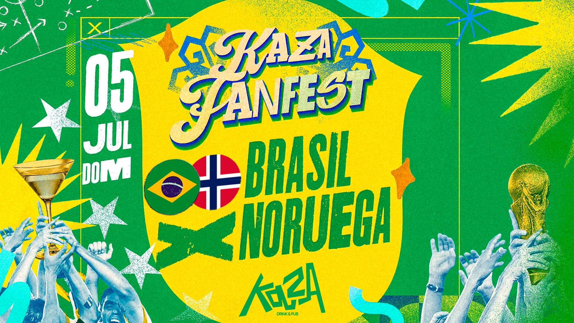 Kaza Fanfest | Brasil X Noruega Cover