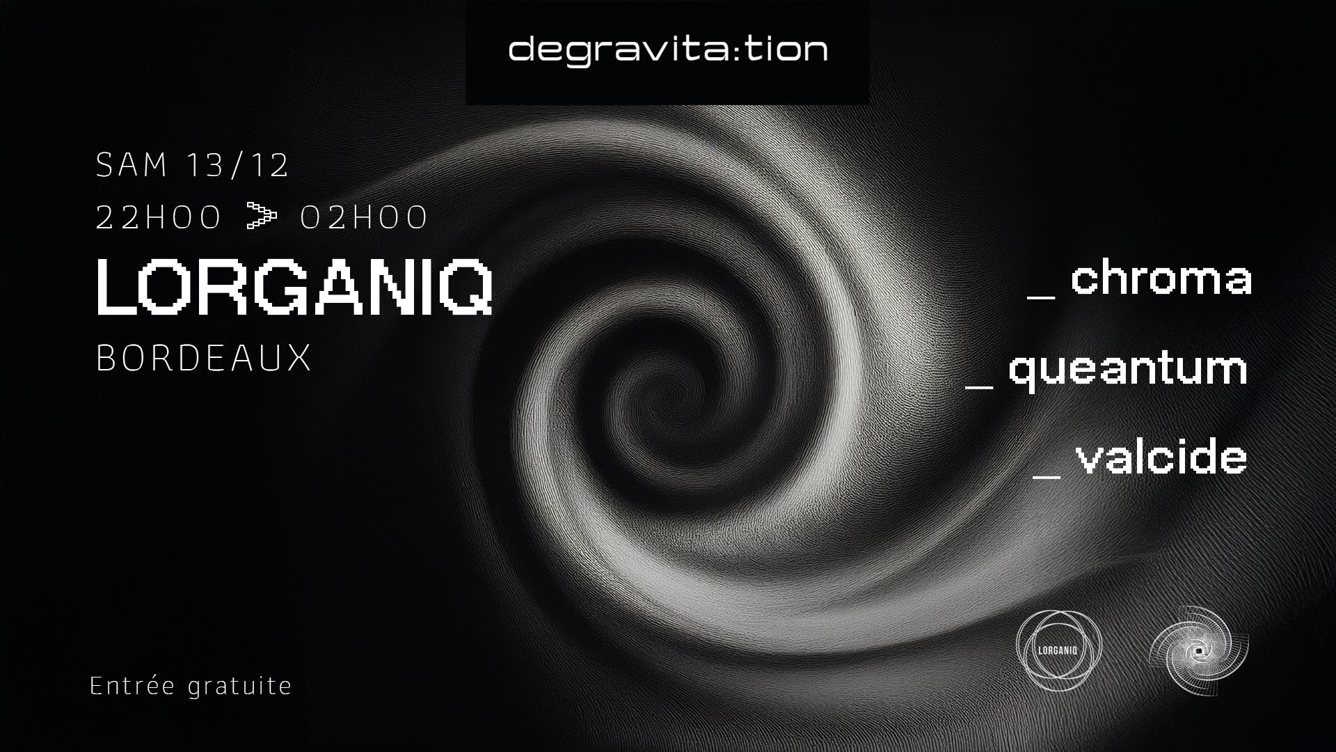 Degravita:Tion • Chroma . Queantum . Valcide • At Lorganiq Cover