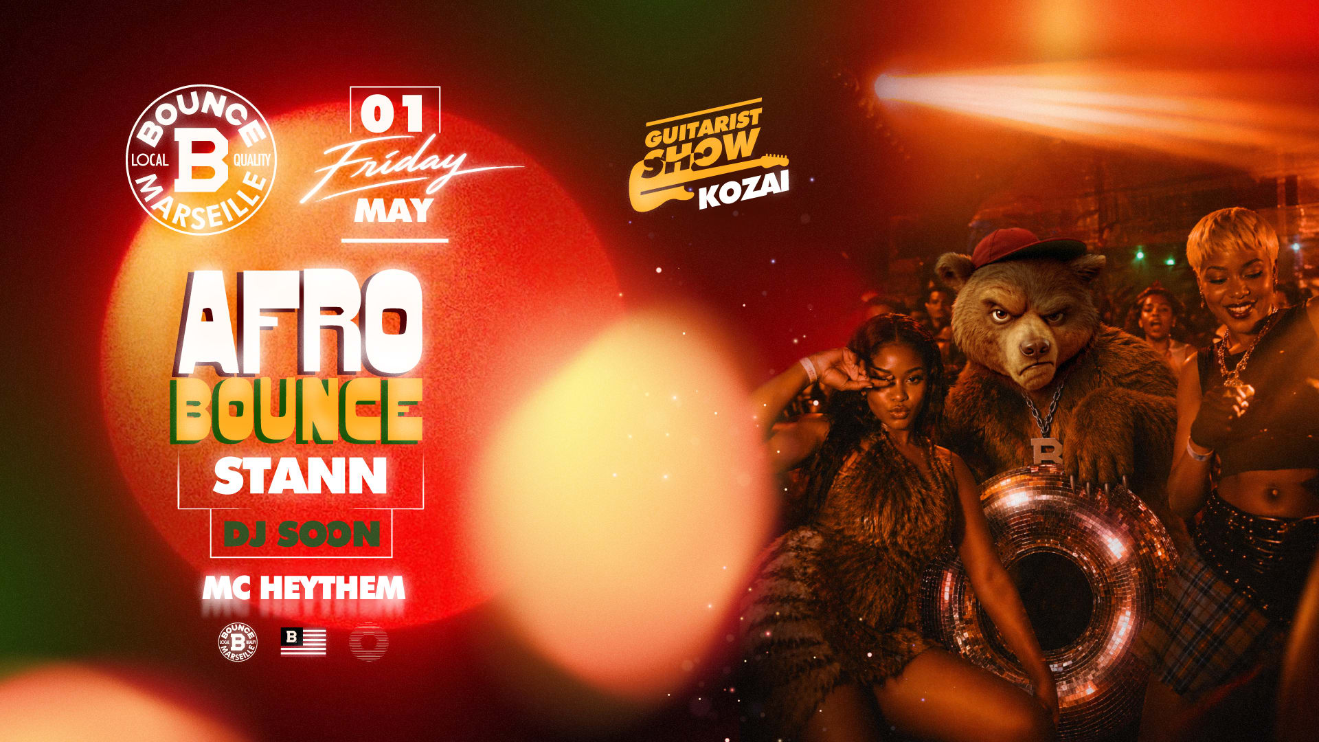 Afro Bounce Ft Stann & Dj Soon (Guest List) Cover