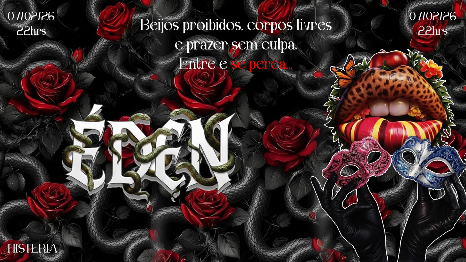 Histeria Apresenta: Éden Cover