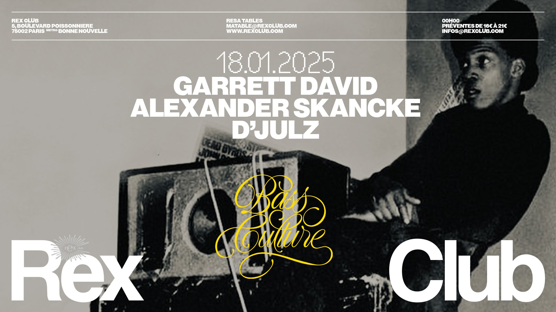 Bass Culture: Garrett David, Alexander Skancke, D’Julz Cover