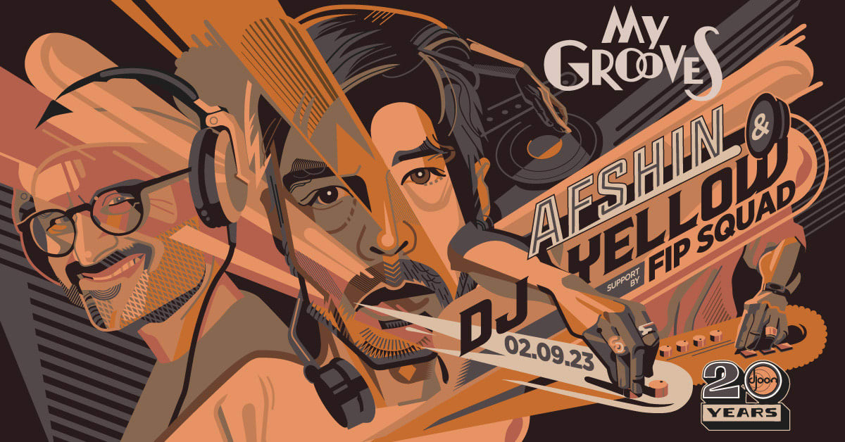Djoon: My Grooves - Afshin, Dj Yellow & Fip Cover