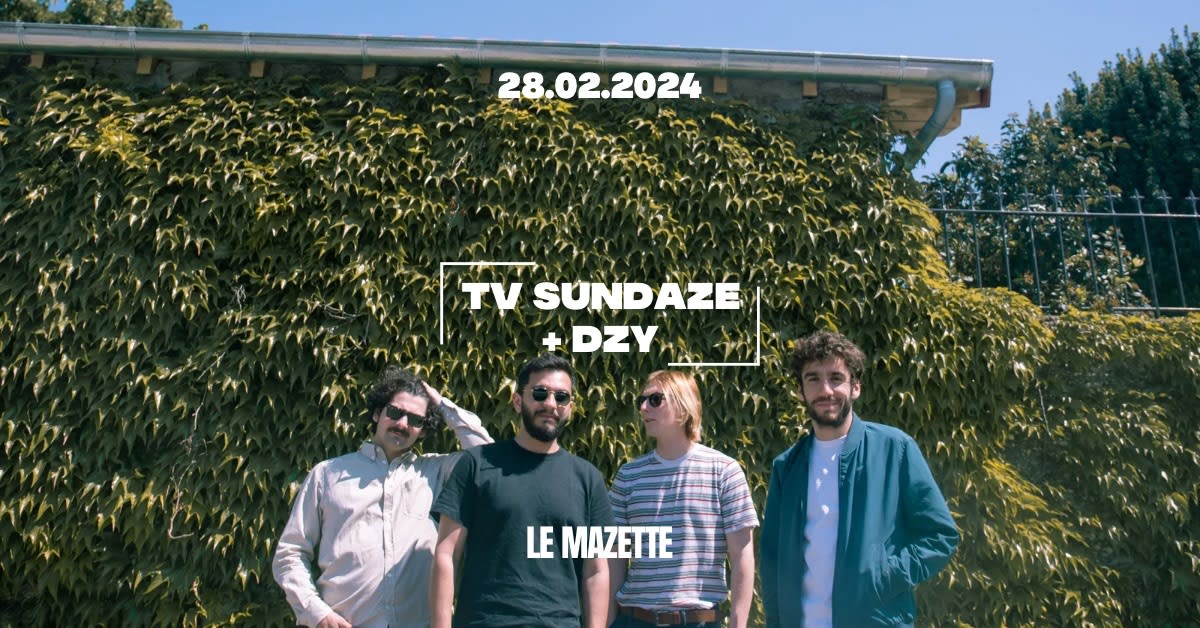 Concert • Dzy + Tv Sundaze Cover