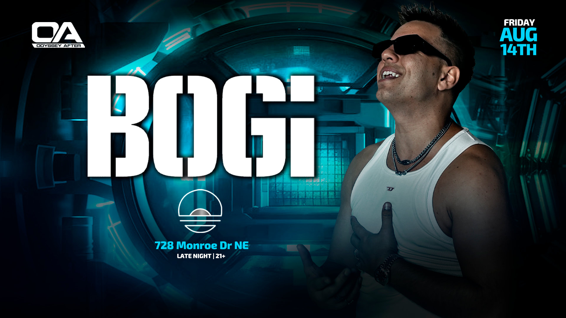 Bogi At Odyssey After | Fri Aug 14 Cover