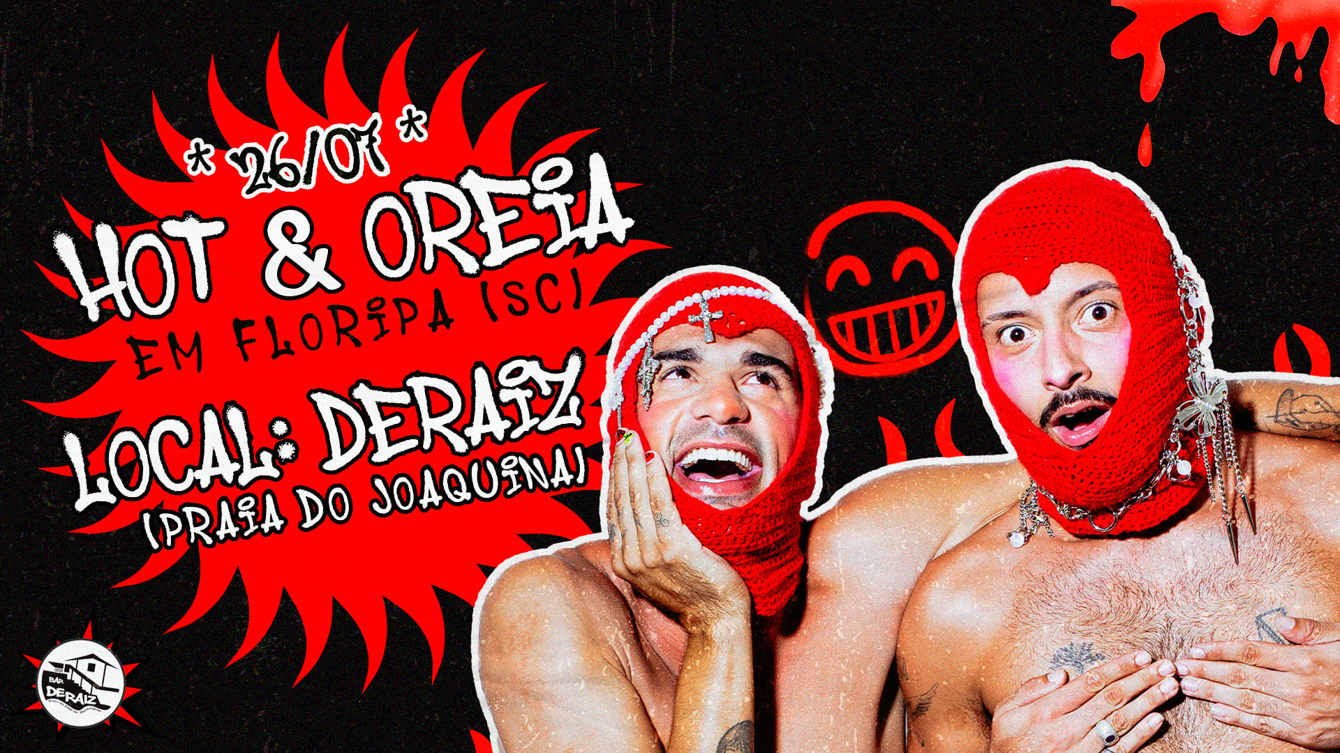 Hot & Oreia Em Floripa | Bar Deraiz Cover