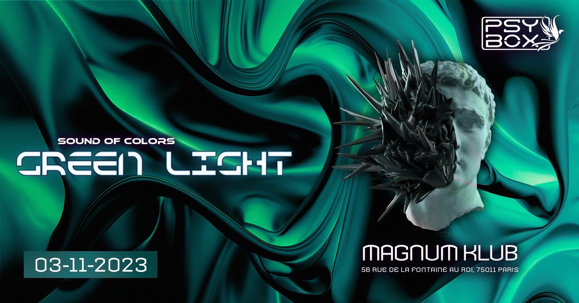 Psybox Pres. Sound Of Colors :Green Light[Magnum Klub-Paris] Cover