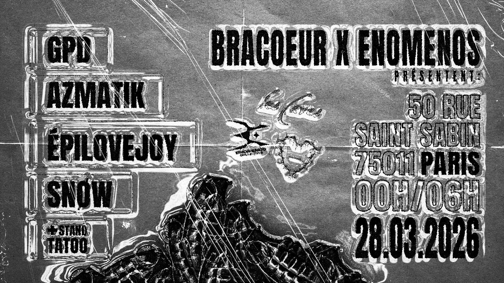 Bracoeur X Enomenos Présente: Cover