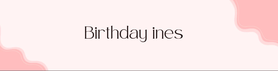 Ines Birthday Cover