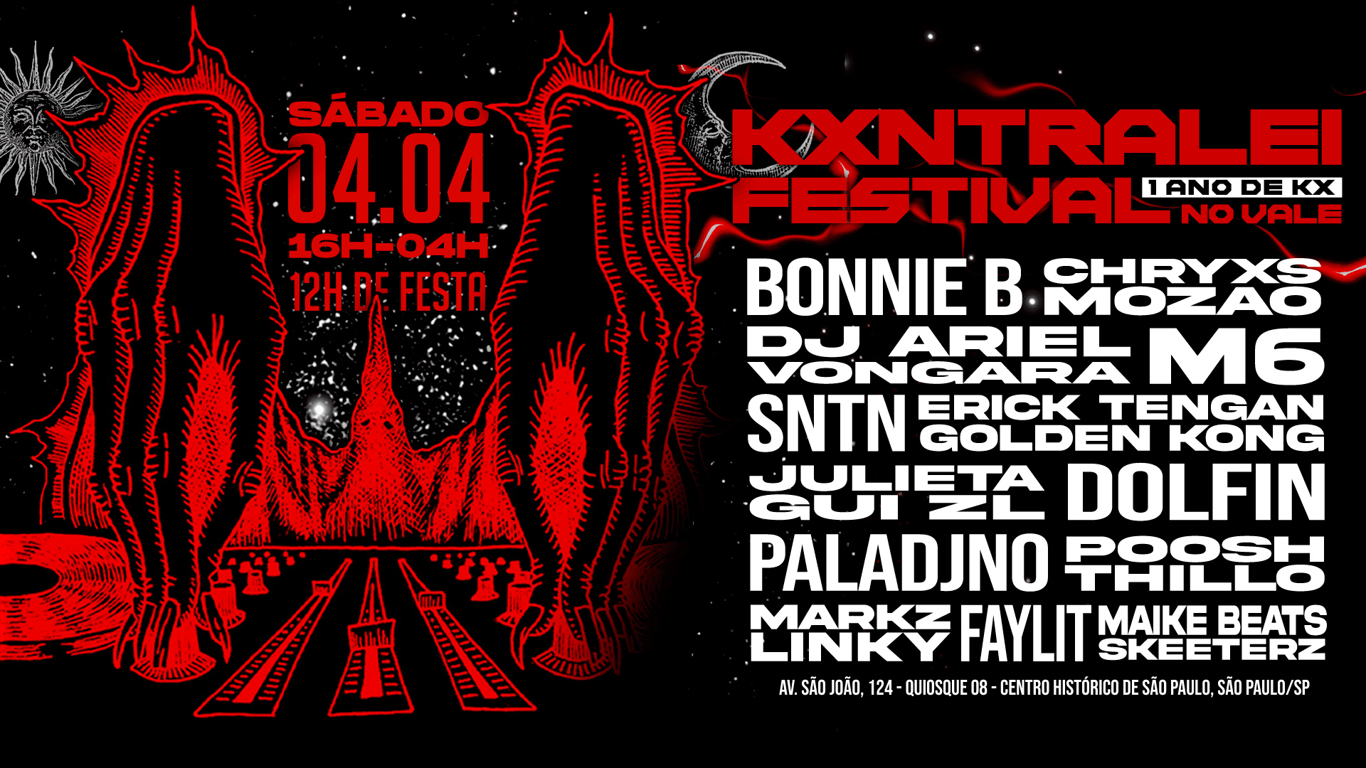 Kxntralei Festival - 1 Ano | No Vale Do Anhangabaú Cover