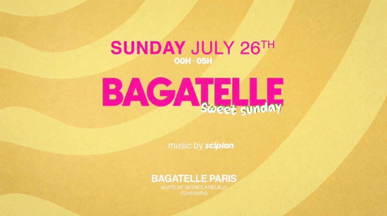 Dimanche 26 Juillet - Bagatelle Cover